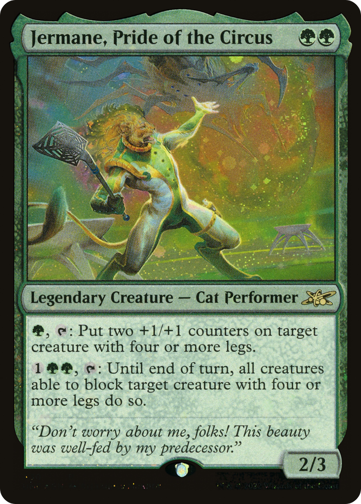 {R} Jermane, Pride of the Circus [Unfinity][UNF 430]