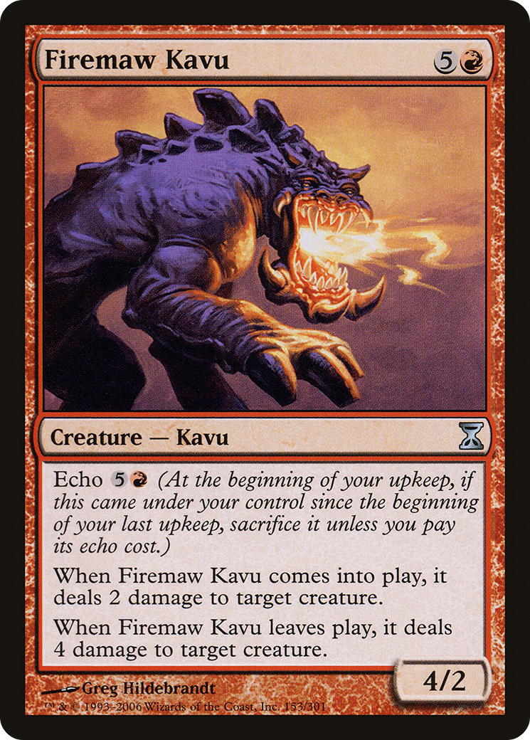 {C} Firemaw Kavu [Time Spiral][TSP 153]