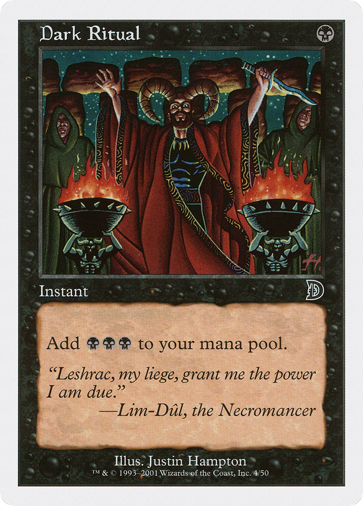{C} Dark Ritual [Deckmasters][DKM 004]