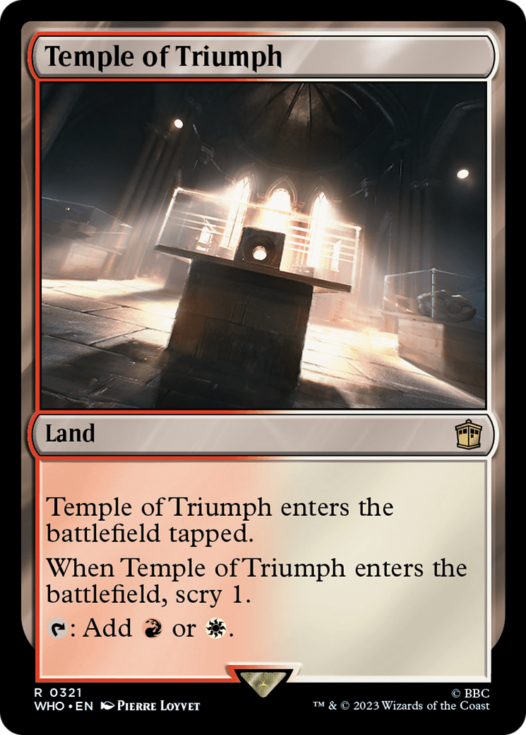 {R} Temple of Triumph [Doctor Who][WHO 321]