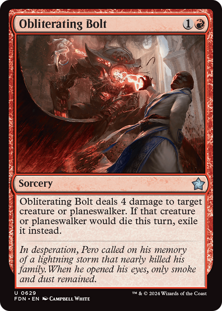 {@C} Obliterating Bolt [Foundations][FDN 629]