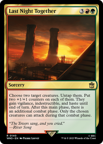 {R} Last Night Together [Doctor Who][WHO 140]