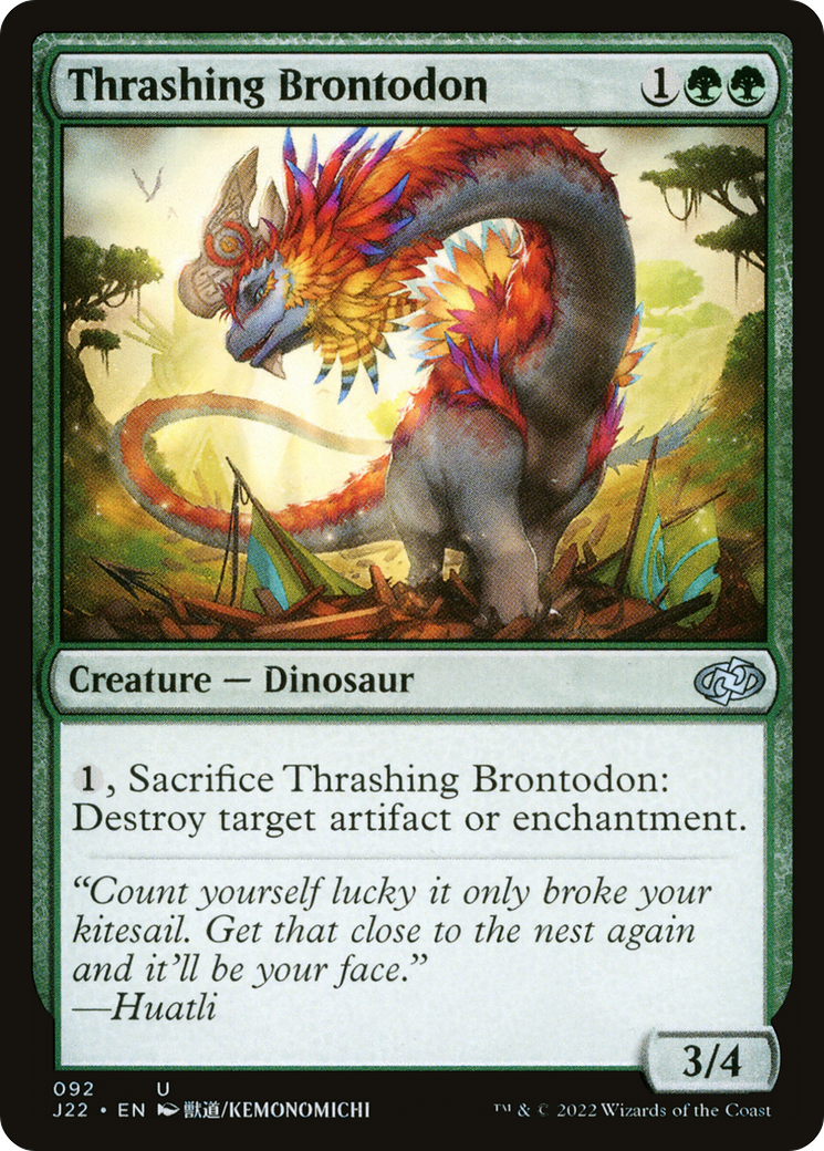{C} Thrashing Brontodon [Jumpstart 2022][J22 092]