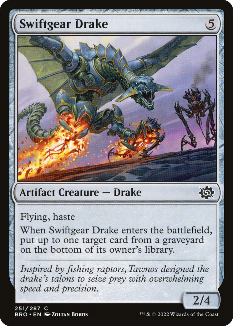 {C} Swiftgear Drake [The Brothers' War][BRO 251]