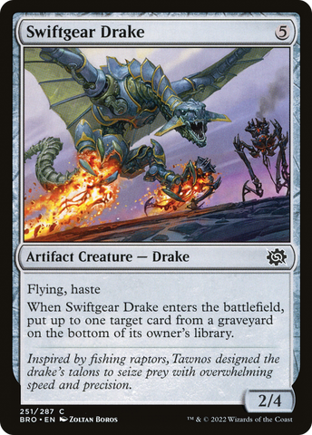 {C} Swiftgear Drake [The Brothers' War][BRO 251]