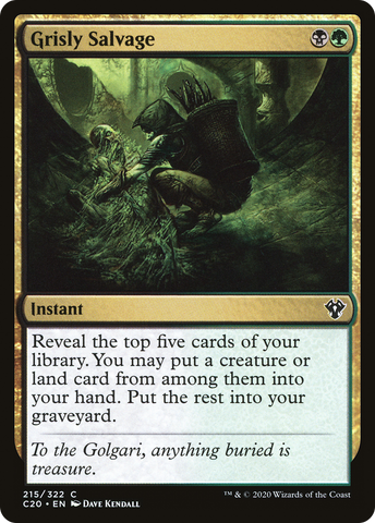 {C} Grisly Salvage [Commander 2020][C20 215]