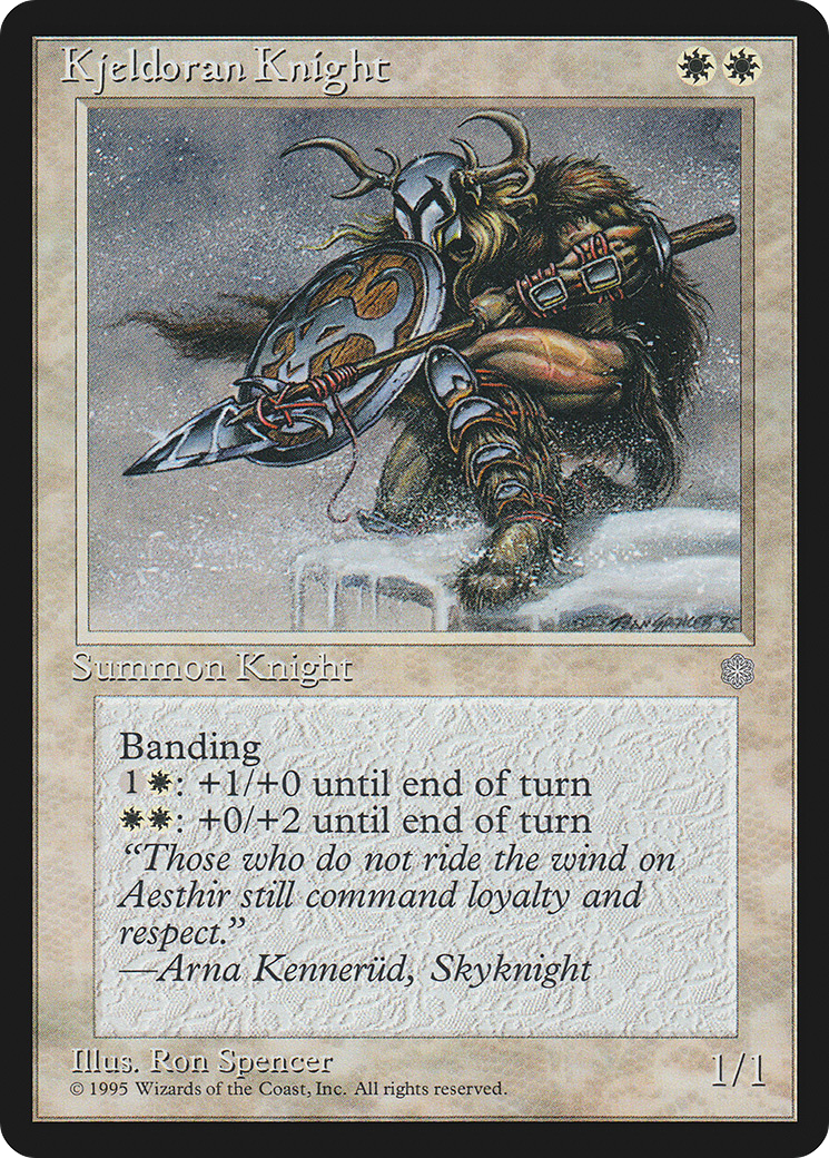 {R} Kjeldoran Knight [Ice Age][ICE 036]