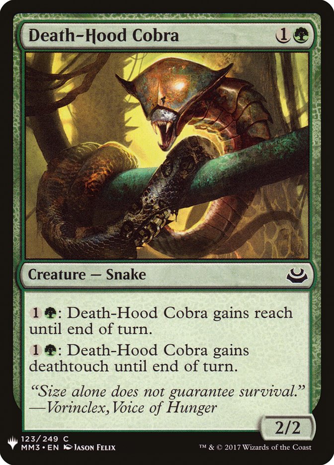 {C} Death-Hood Cobra [Mystery Booster][MB1 MM3 123]
