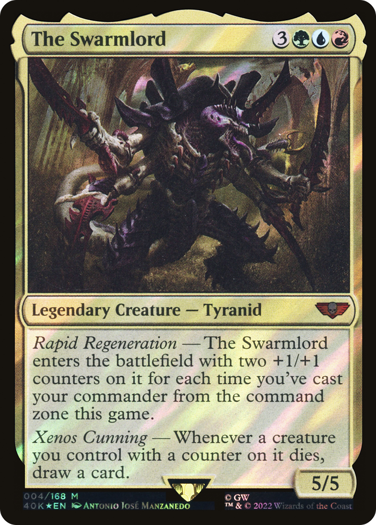 {R} The Swarmlord (Surge Foil) [Universes Beyond: Warhammer 40,000][SF 40K 004]
