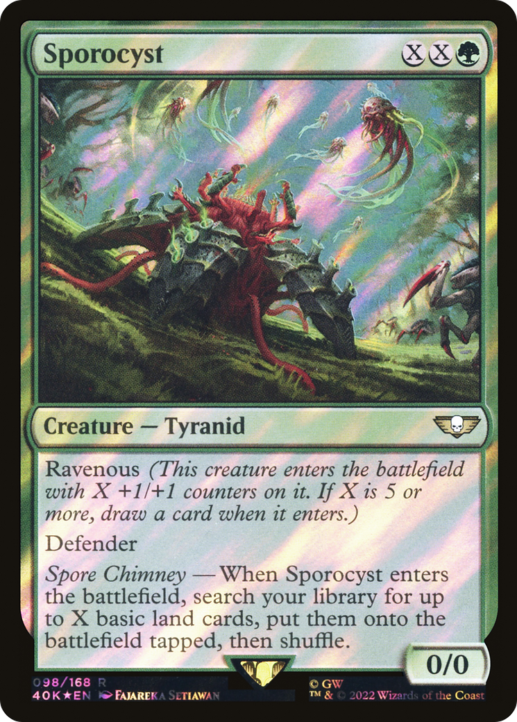 {R} Sporocyst (Surge Foil) [Universes Beyond: Warhammer 40,000][SF 40K 098]