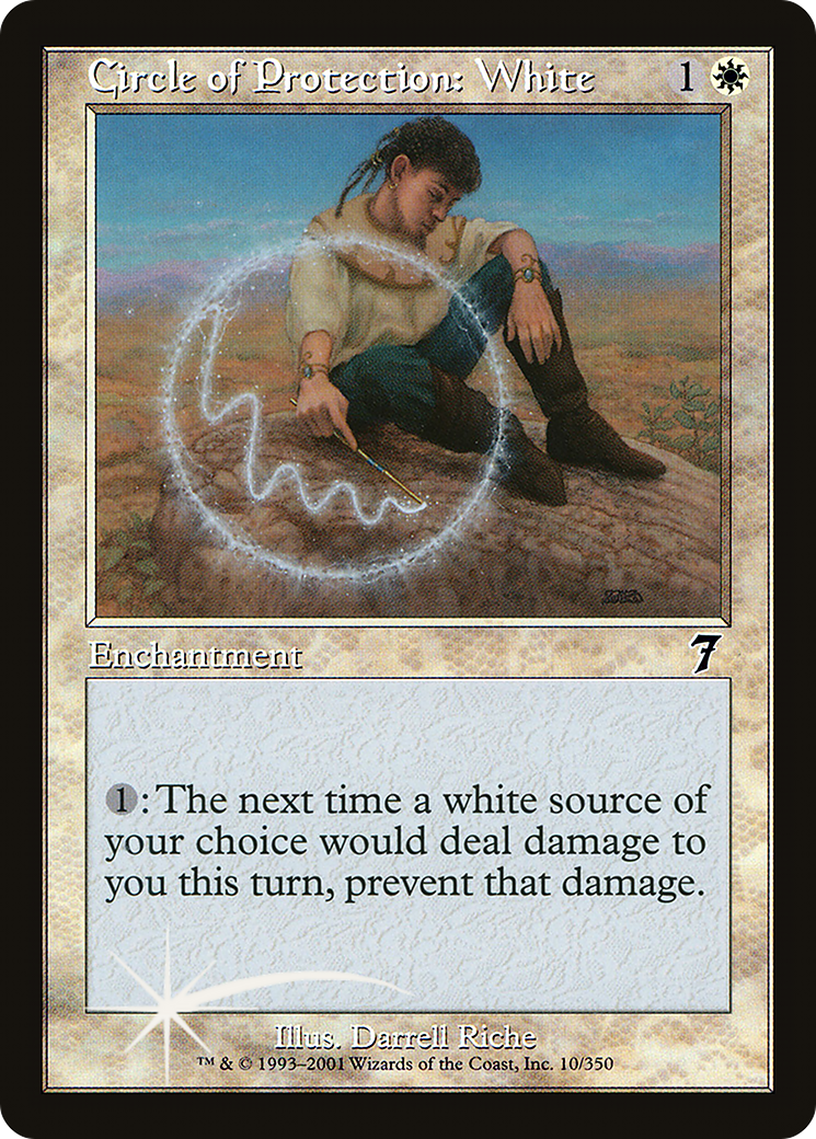 {C} Circle of Protection: White [Seventh Edition][7ED 010]