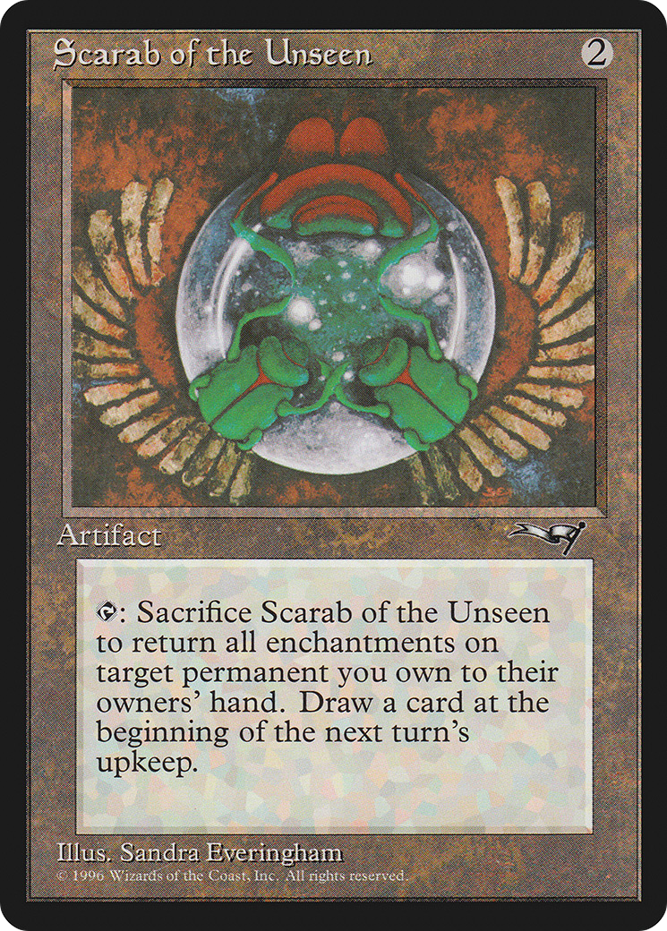 {C} Scarab of the Unseen [Alliances][ALL 128]