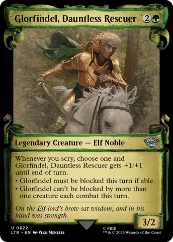 {C} Glorfindel, Dauntless Rescuer [The Lord of the Rings: Tales of Middle-Earth Showcase Scrolls][LTR 622]