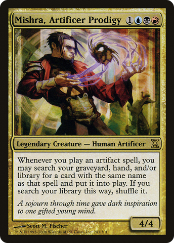 {R} Mishra, Artificer Prodigy [Time Spiral][TSP 243]