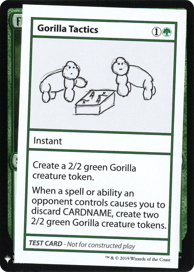{R} Gorilla Tactics [Mystery Booster Playtest Cards][CON CMB1 076]
