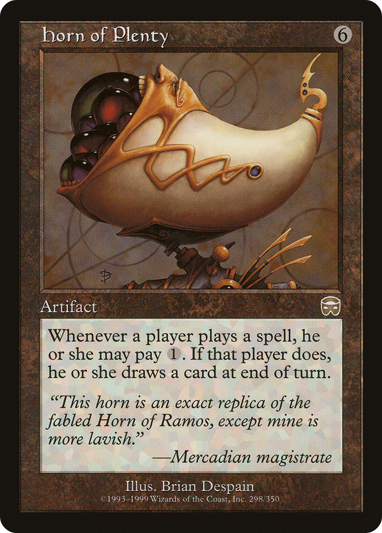 {R} Horn of Plenty [Mercadian Masques][MMQ 298]