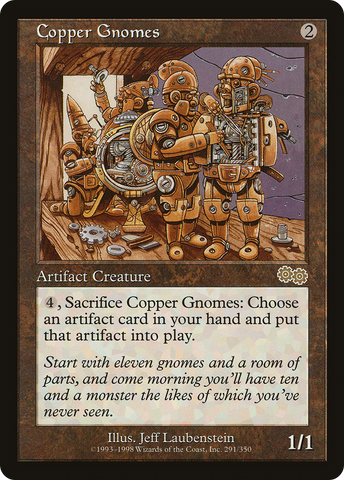 {R} Copper Gnomes [Urza's Saga][USG 291]
