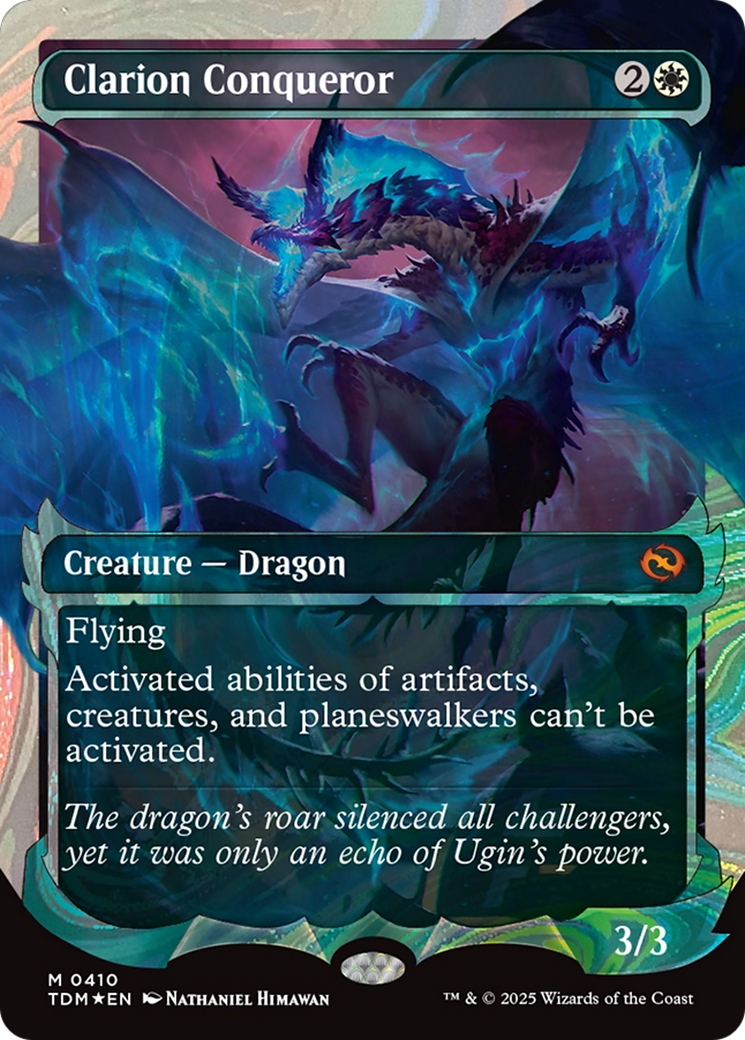 {@R} Clarion Conqueror (Showcase) (Halo Foil) [Tarkir: Dragonstorm][TDM 410]