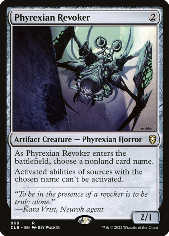 {R} Phyrexian Revoker [Commander Legends: Battle for Baldur's Gate][CLB 868]