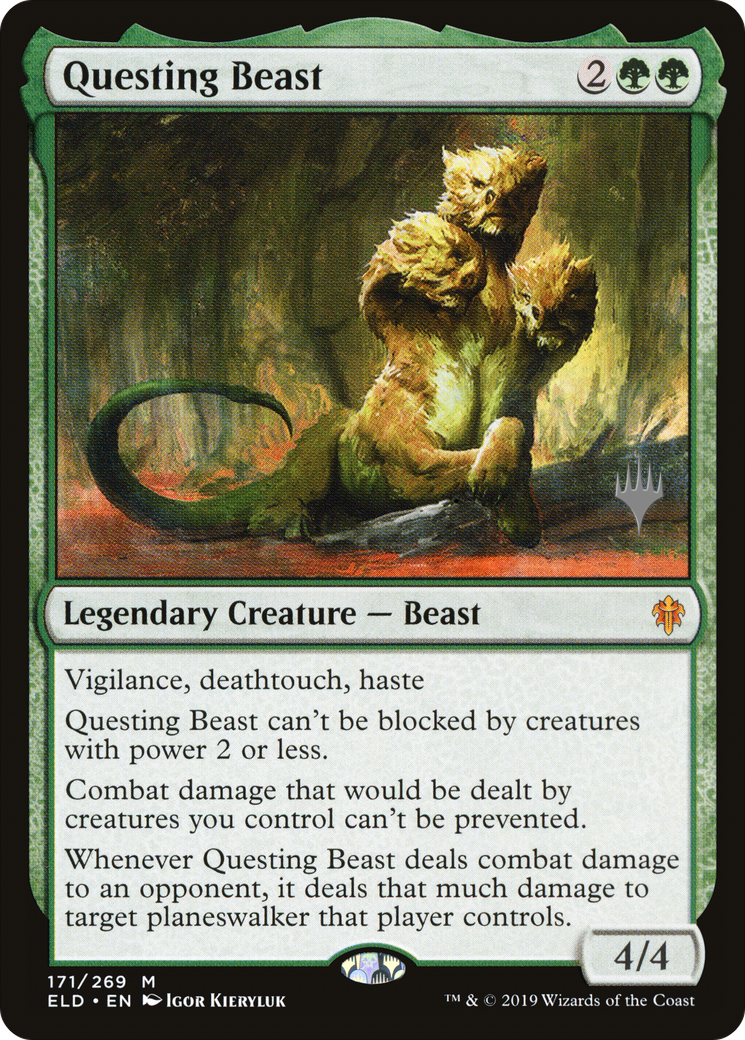 {R} Questing Beast (Promo Pack) [Throne of Eldraine Promos][PP ELD 171]