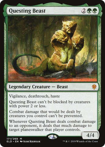 {R} Questing Beast (Promo Pack) [Throne of Eldraine Promos][PP ELD 171]