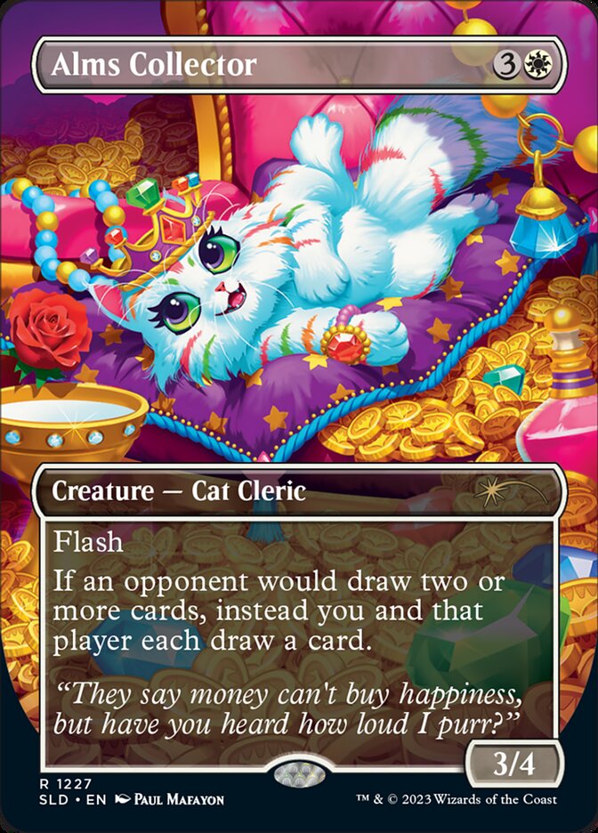 {R} Alms Collector (Borderless) [Secret Lair Drop Series][SLD 1227]