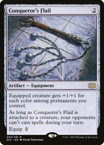 {R} Conqueror's Flail [Double Masters 2022][2X2 302]