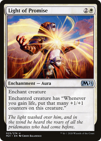 {C} Light of Promise [Core Set 2021][M21 025]