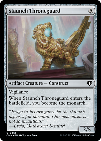 {C} Staunch Throneguard [Commander Masters][CMM 412]