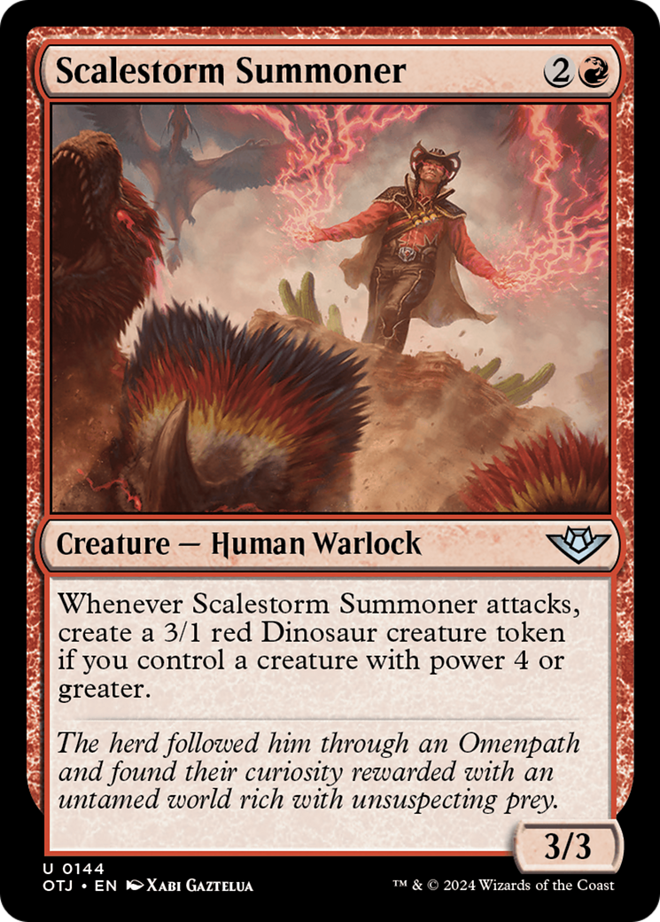 {@C} Scalestorm Summoner [Outlaws of Thunder Junction][OTJ 144]