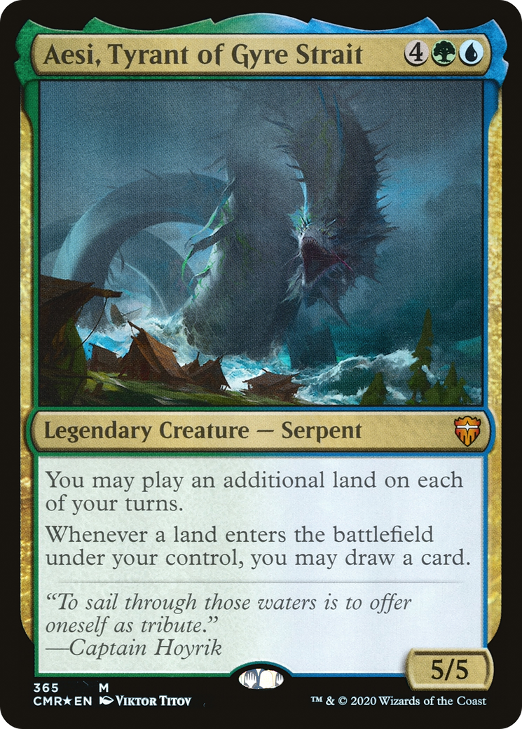 {R} Aesi, Tyrant of Gyre Strait [Commander Legends][CMR 365]