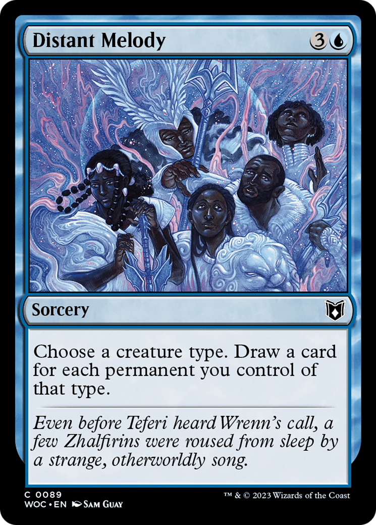 {C} Distant Melody [Wilds of Eldraine Commander][WOC 089]