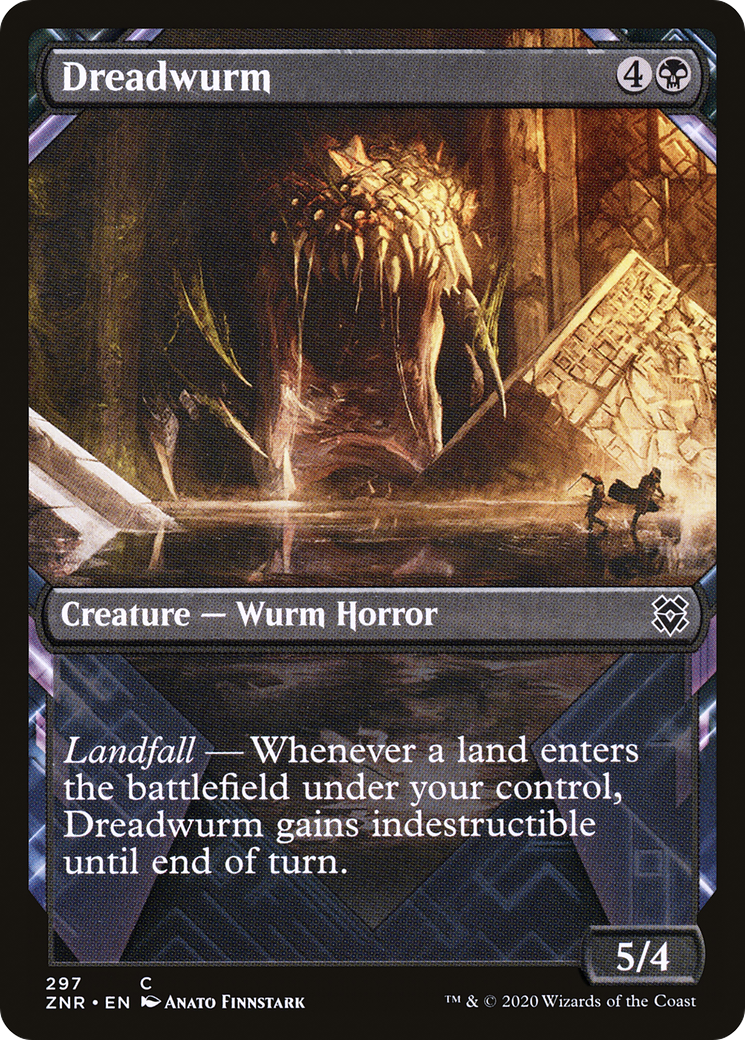 {C} Dreadwurm (Showcase) [Zendikar Rising][ZNR 297]