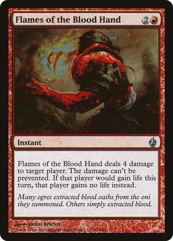 {C} Flames of the Blood Hand [Premium Deck Series: Fire and Lightning][PD2 022]