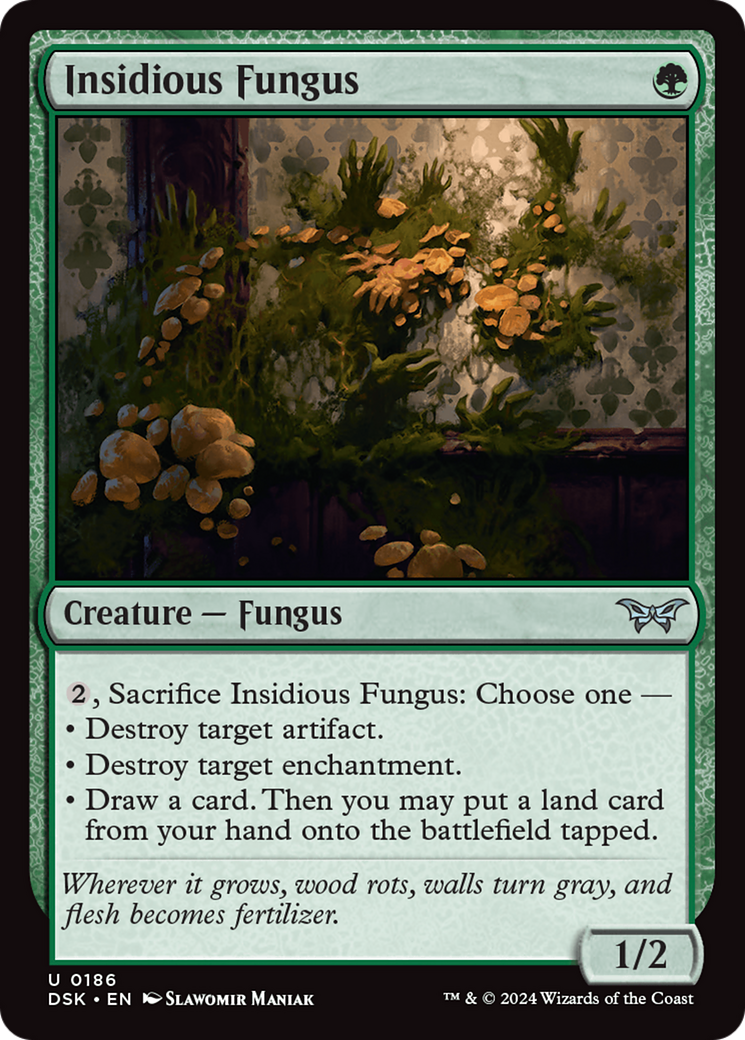 {@C} Insidious Fungus [Duskmourn: House of Horror][DSK 186]
