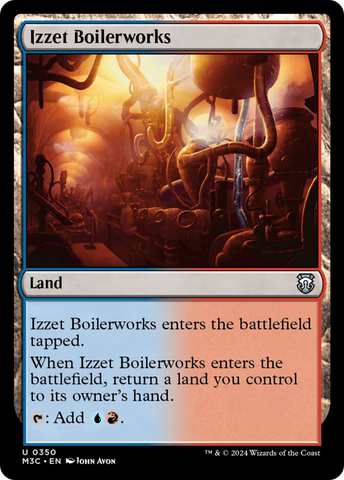 {C} Izzet Boilerworks (Ripple Foil) [Modern Horizons 3 Commander][RPF M3C 350]