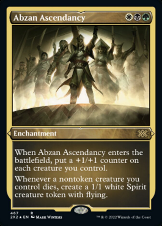 {R} Abzan Ascendancy (Foil Etched) [Double Masters 2022][2X2 467]