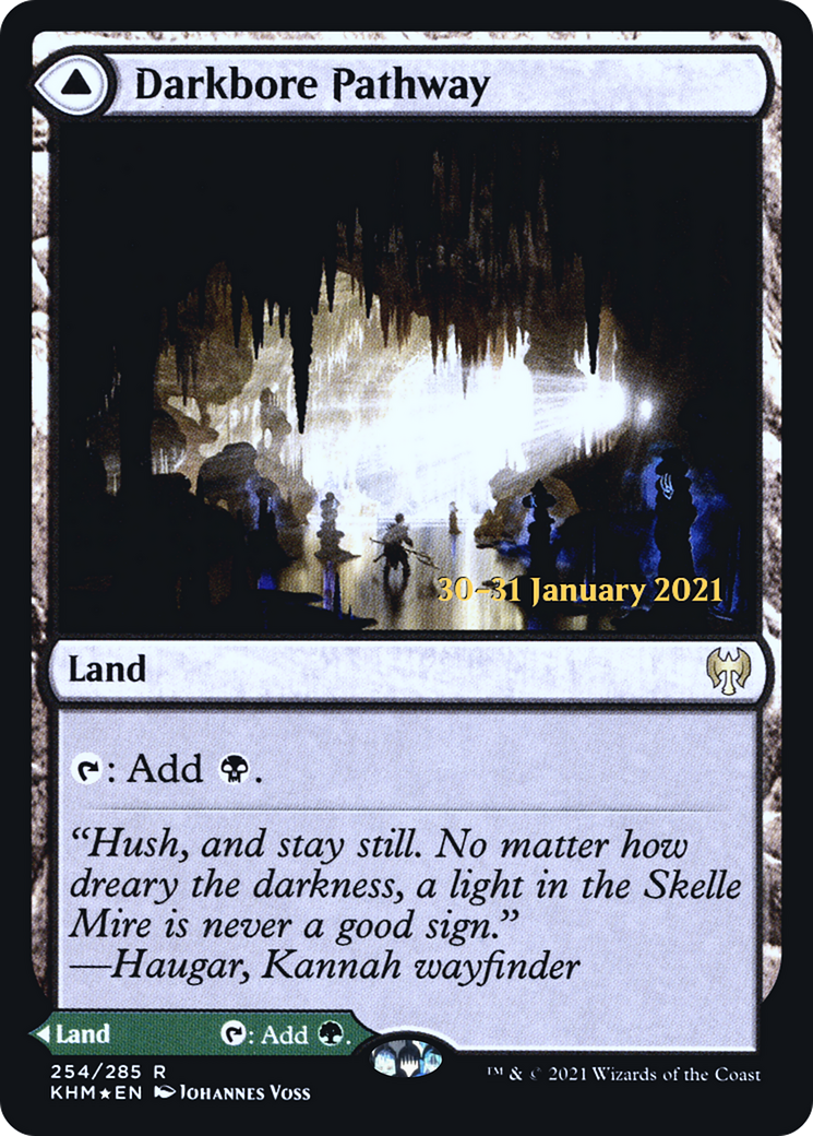 {R} Darkbore Pathway // Slitherbore Pathway [Kaldheim Prerelease Promos][PR KHM 254] - Misty Mountain Games