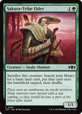 {C} Sakura-Tribe Elder [Tarkir: Dragonstorm Commander][TDC 266]