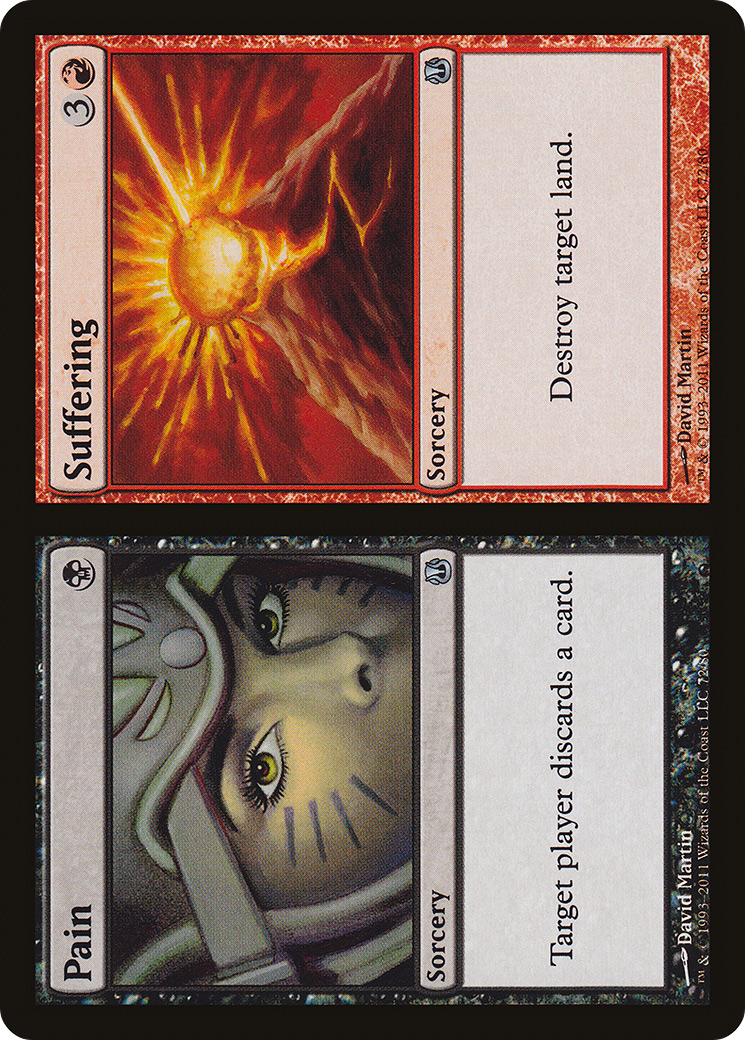 {C} Pain // Suffering [Duel Decks: Ajani vs. Nicol Bolas][DDH 072]