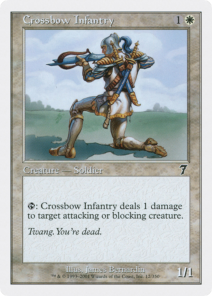 {C} Crossbow Infantry [Seventh Edition][7ED 012]