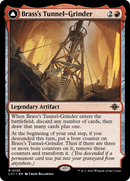 {@R} Brass's Tunnel-Grinder // Tecutlan, The Searing Rift [The Lost Caverns of Ixalan][LCI 135]