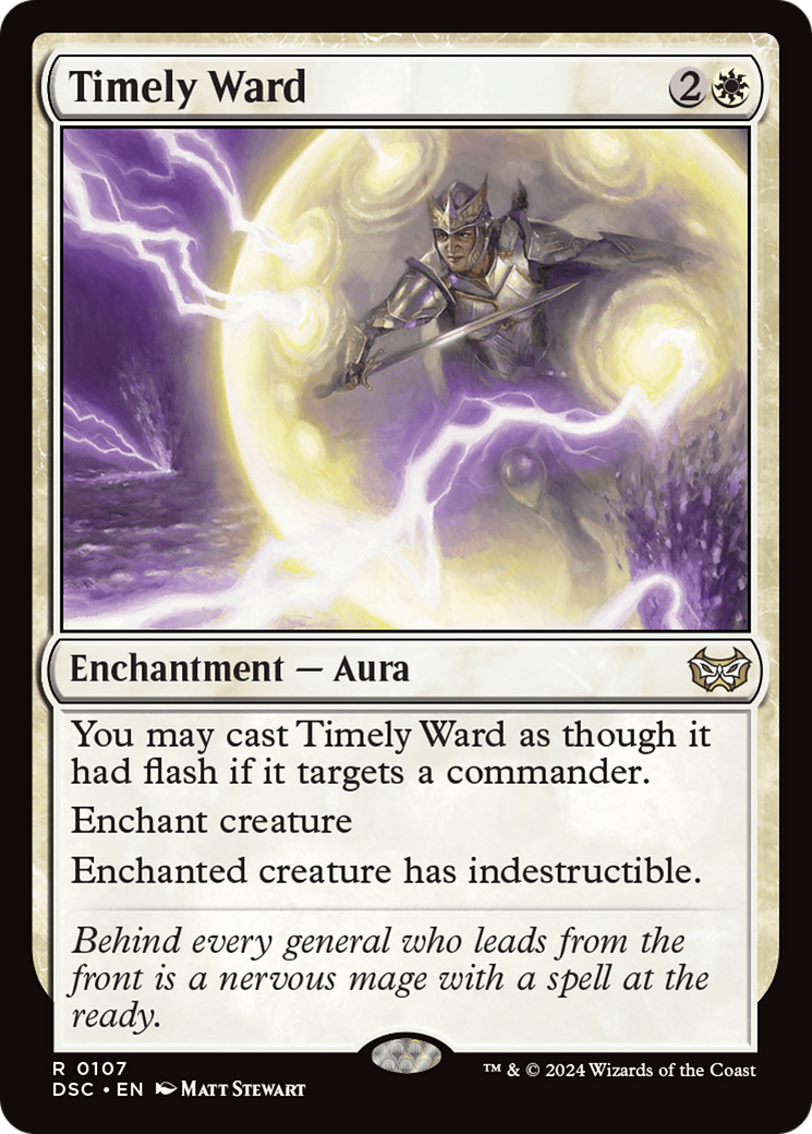 {R} Timely Ward [Duskmourn: House of Horror Commander][DSC 107]