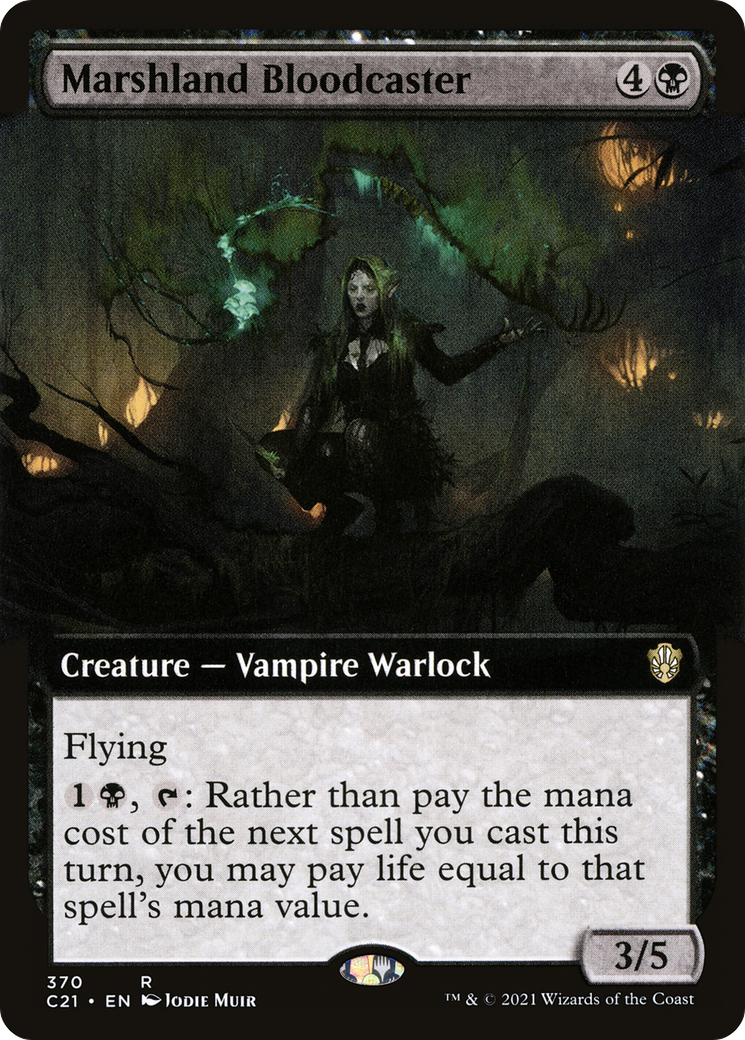 {R} Marshland Bloodcaster (Extended Art) [Commander 2021][C21 370]