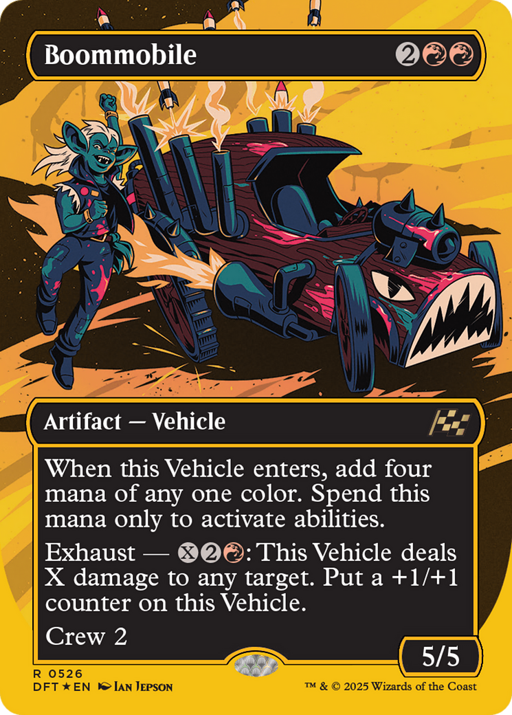 {@R} Boommobile (Borderless) (First-Place Foil) [Aetherdrift][DFT 526]