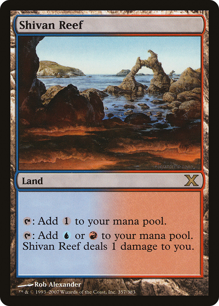 {R} Shivan Reef [Tenth Edition][10E 357] - Misty Mountain Games