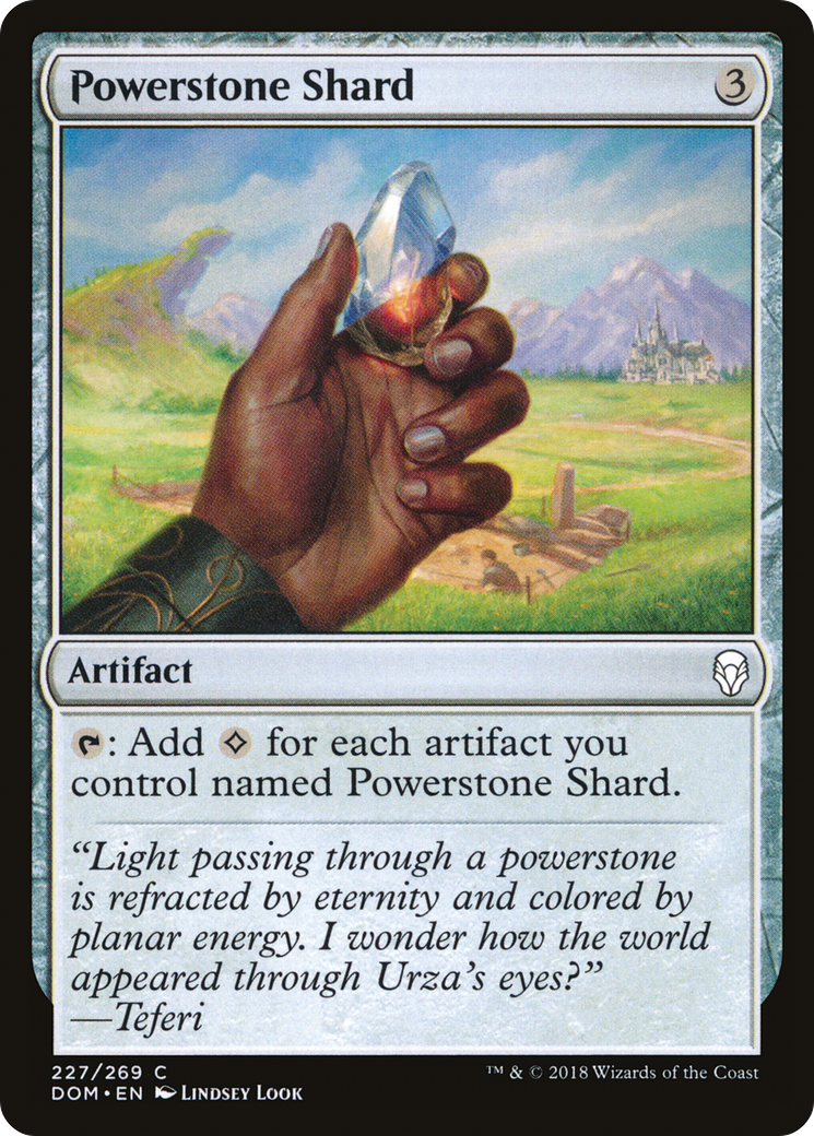 {C} Powerstone Shard [Dominaria][DOM 227]