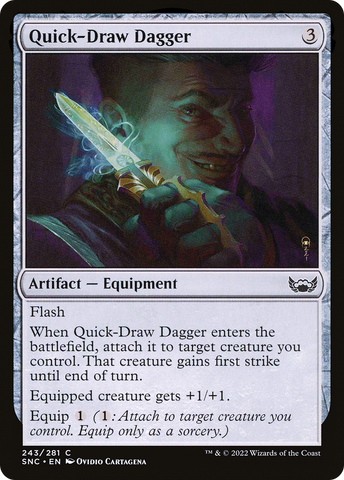 {C} Quick-Draw Dagger [Streets of New Capenna][SNC 243]