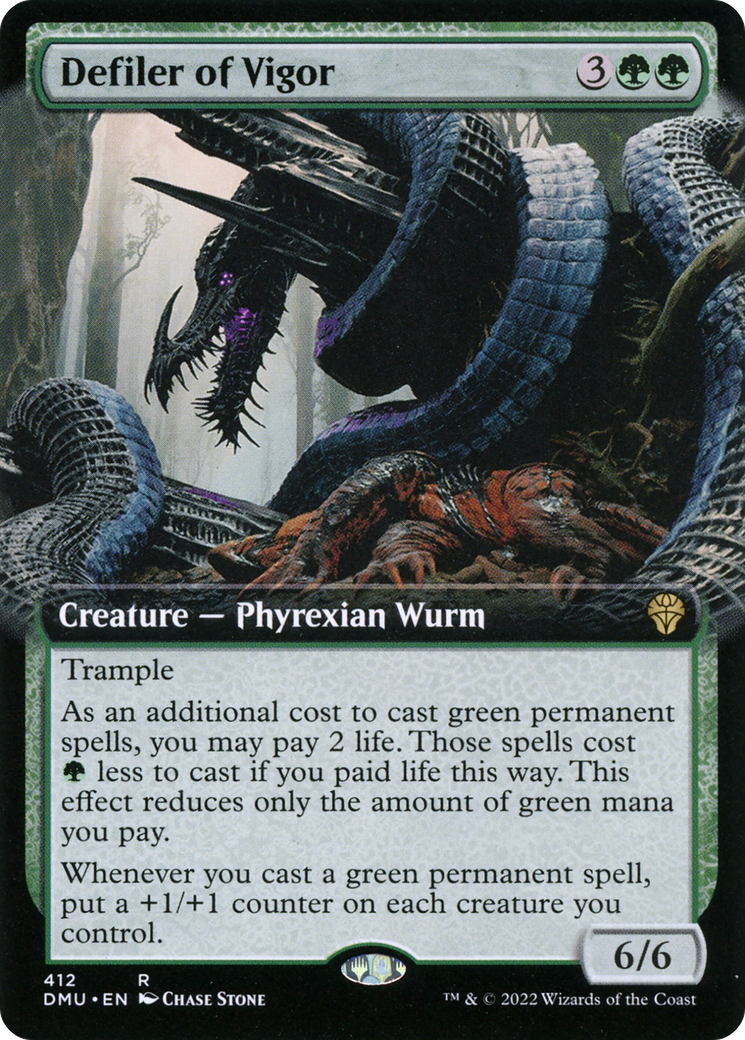 {R} Defiler of Vigor (Extended Art) [Dominaria United][DMU 412]