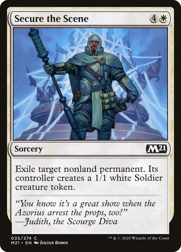 {C} Secure the Scene [Core Set 2021][M21 035]